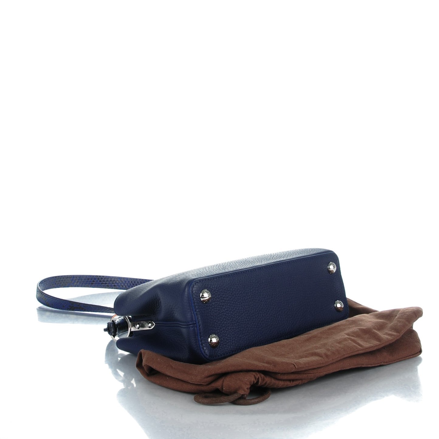 Taurillon Python Capucines BB Indigo