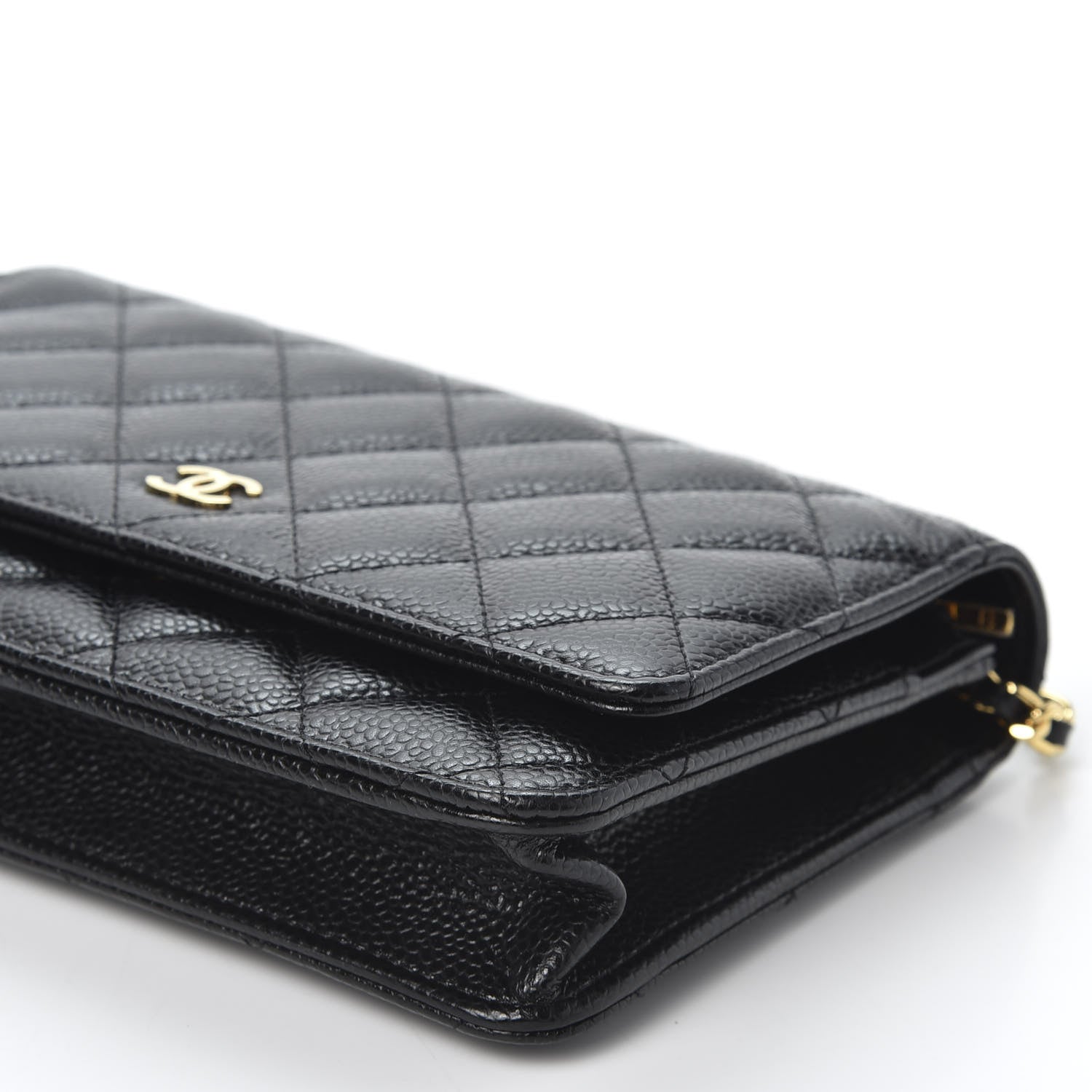 Chanel Caviar Quilted Wallet On Chain WOC Black 6 of 11