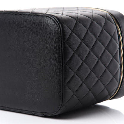 Chanel Caviar Quilted Large Vanity Pouch Black 9 of 9