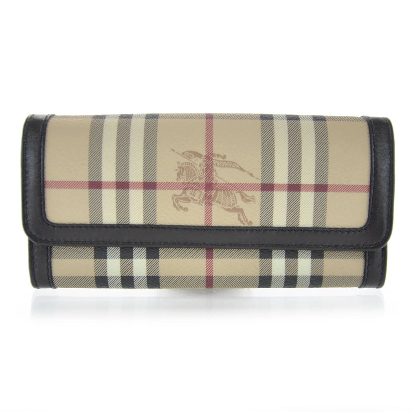 Haymarket Check Continental Wallet Black