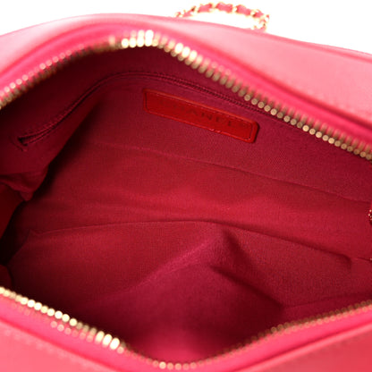 Chanel Caviar Quilted Small In & Out Camera Case Pink 5 of 11