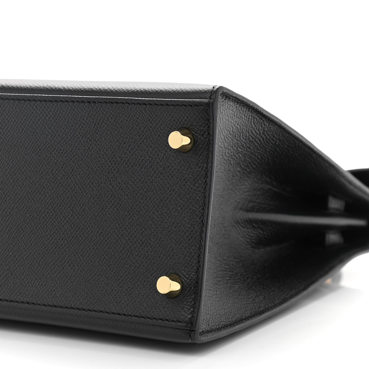 Hermes Epsom Horseshoe Kelly Sellier 28 Black Rose Extreme 10 of 13
