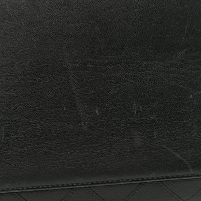 Chanel Calfskin Stitched XL Weekender Black 14 of 15