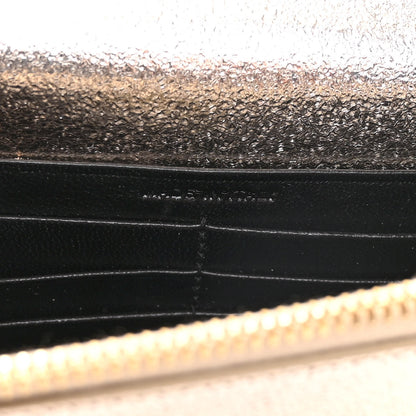 Saint Laurent Metallic Calfskin Kate Monogram Tassel Chain Wallet Gold 7 of 10