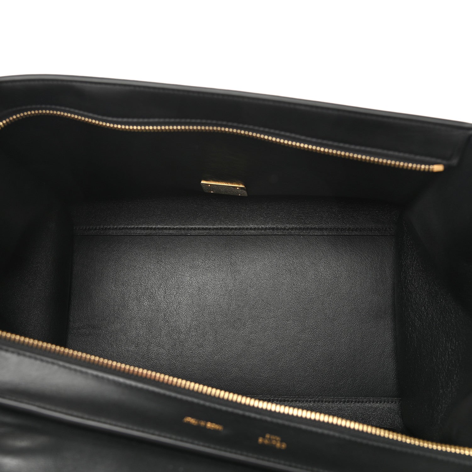 Celine Bullhide Calfskin Nubuck Medium Tri-Color Trapeze Coffee 5 of 11