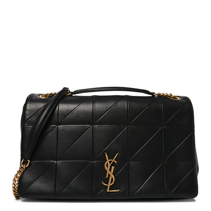 Saint Laurent Lambskin Patchwork Monogram Large Jamie Black 1 of 10