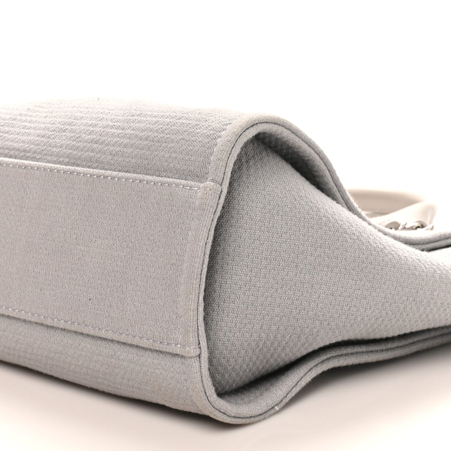 Mixed Fibers Small Deauville Tote Light Grey