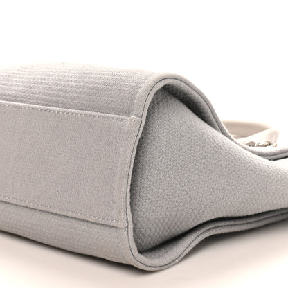 Chanel Mixed Fibers Small Deauville Tote Light Grey 11 of 11