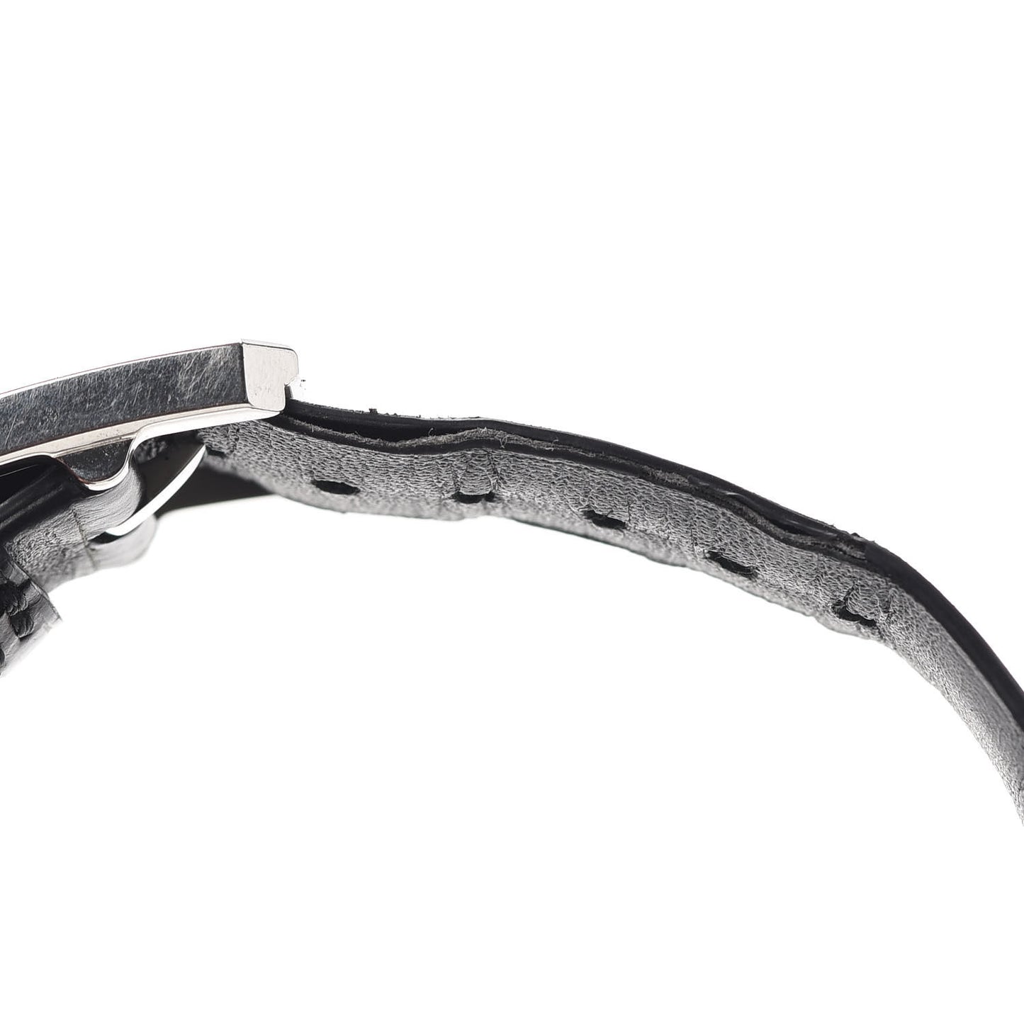 Stainless Steel Alligator 26mm Boy-Friend Quartz Watch Black