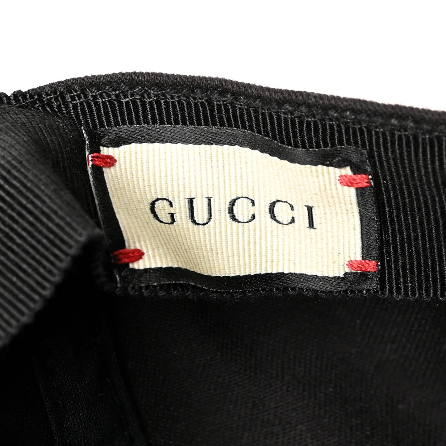 Gabardine Gucci Headband Baseball Hat XXL Black