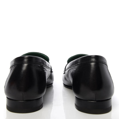 Hermes Goatskin Mens Paris Loafers 38 Black 7 of 10