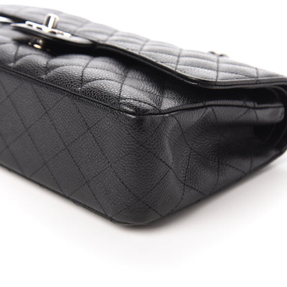 Chanel Caviar Quilted Medium Double Flap Black 7 of 10