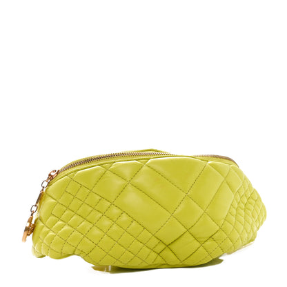 Versace Nappa Quilted Medusa Belt Bag Green 4 of 10