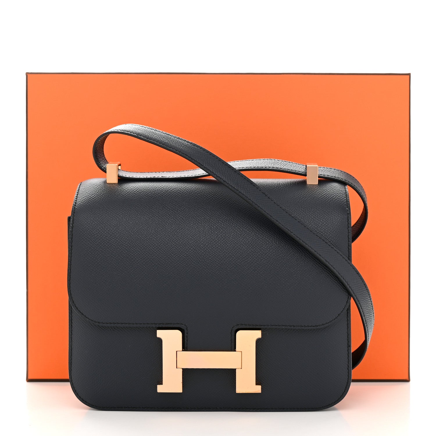 Hermes Epsom Constance 24 Bleu Indigo 11 of 11
