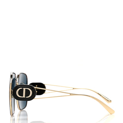 Christian Dior Square Bobby Sunglasses Tortoise Blue 3 of 7
