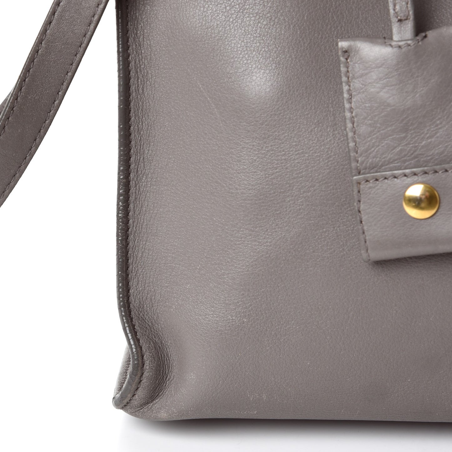 Calfskin Small Classic Y Cabas Fog