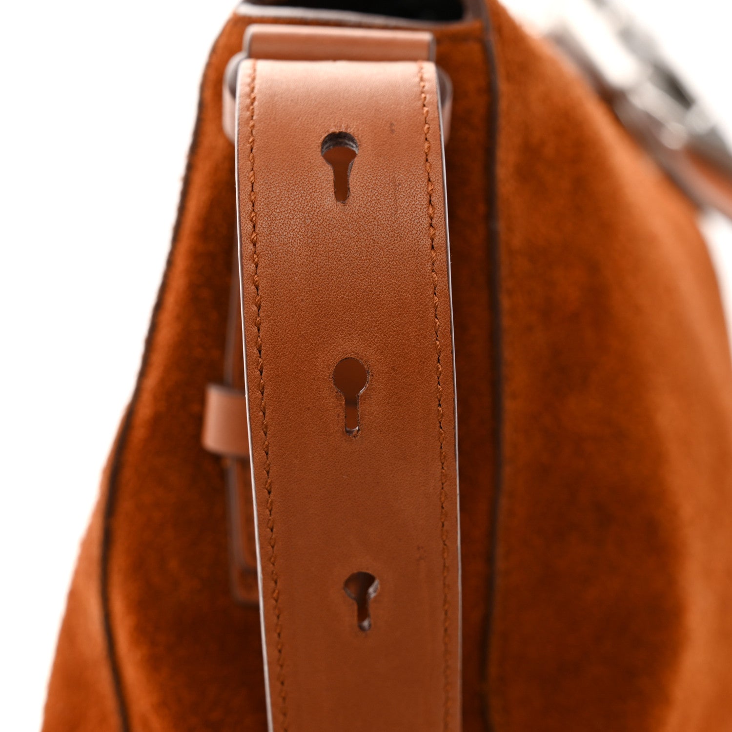 Burberry Suede Small Knight Bag Bruciato 12 of 12