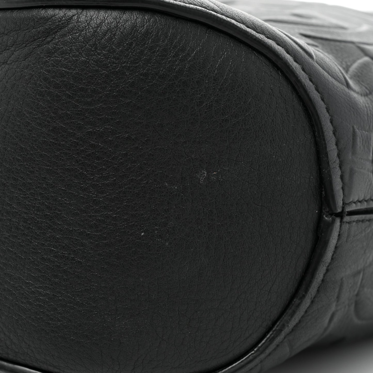 Calfskin Embossed Gancini Hobo Black