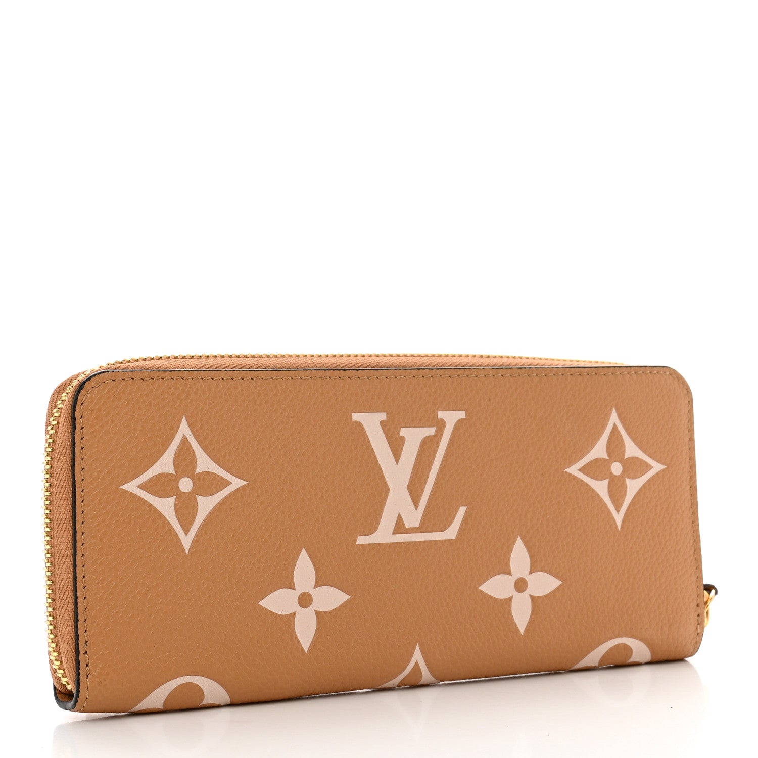 Louis Vuitton Empreinte Monogram Giant Clemence Wallet Arizona Creme 3 of 10
