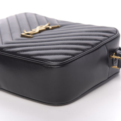 Saint Laurent Calfskin Matelasse Monogram Lou Camera Bag Black 13 of 16