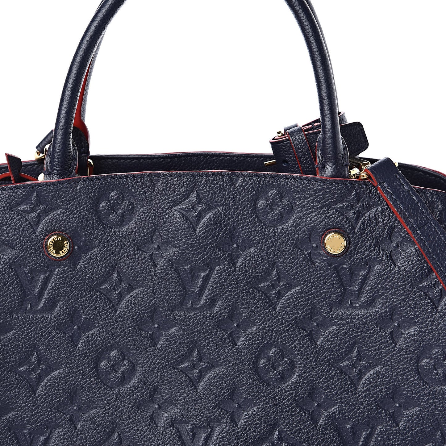 Empreinte Montaigne MM Marine Rouge