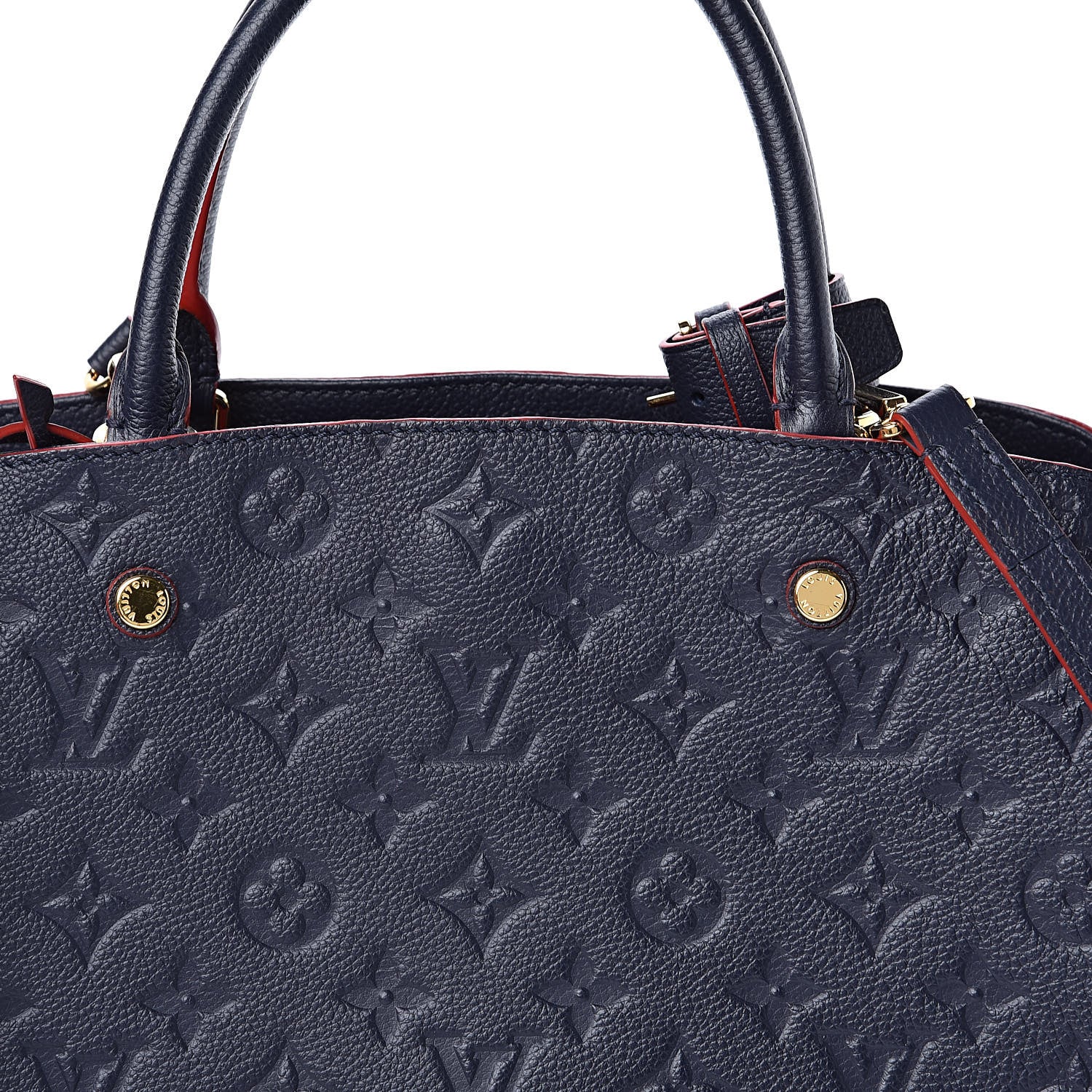 Louis Vuitton Empreinte Montaigne MM Marine Rouge 12 of 13