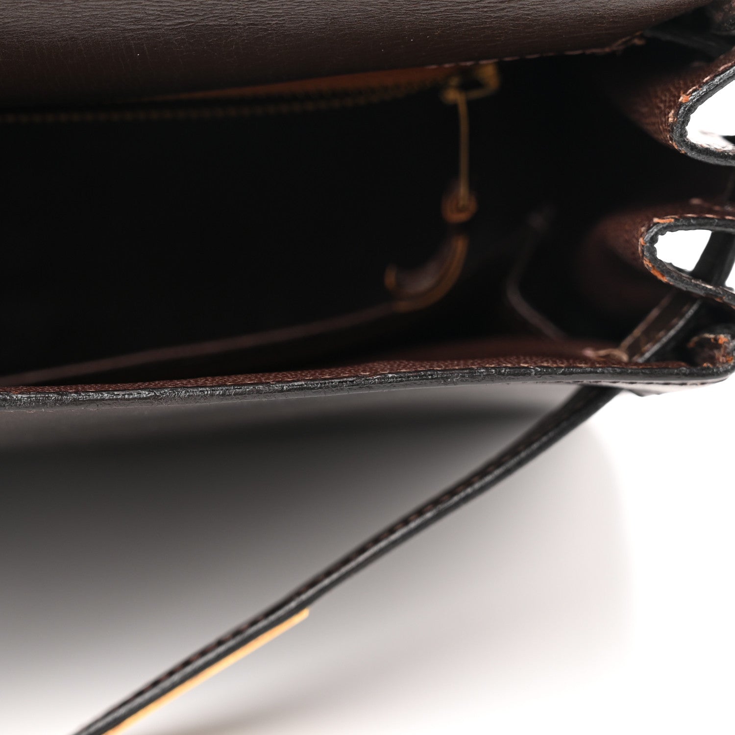 Hermes Box Kelly Retourne 28 Chocolate 18 of 21