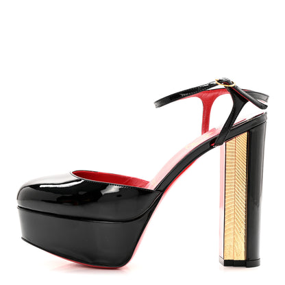 Christian Louboutin Patent Coluna 130 Pumps 35.5 Black 1 of 20