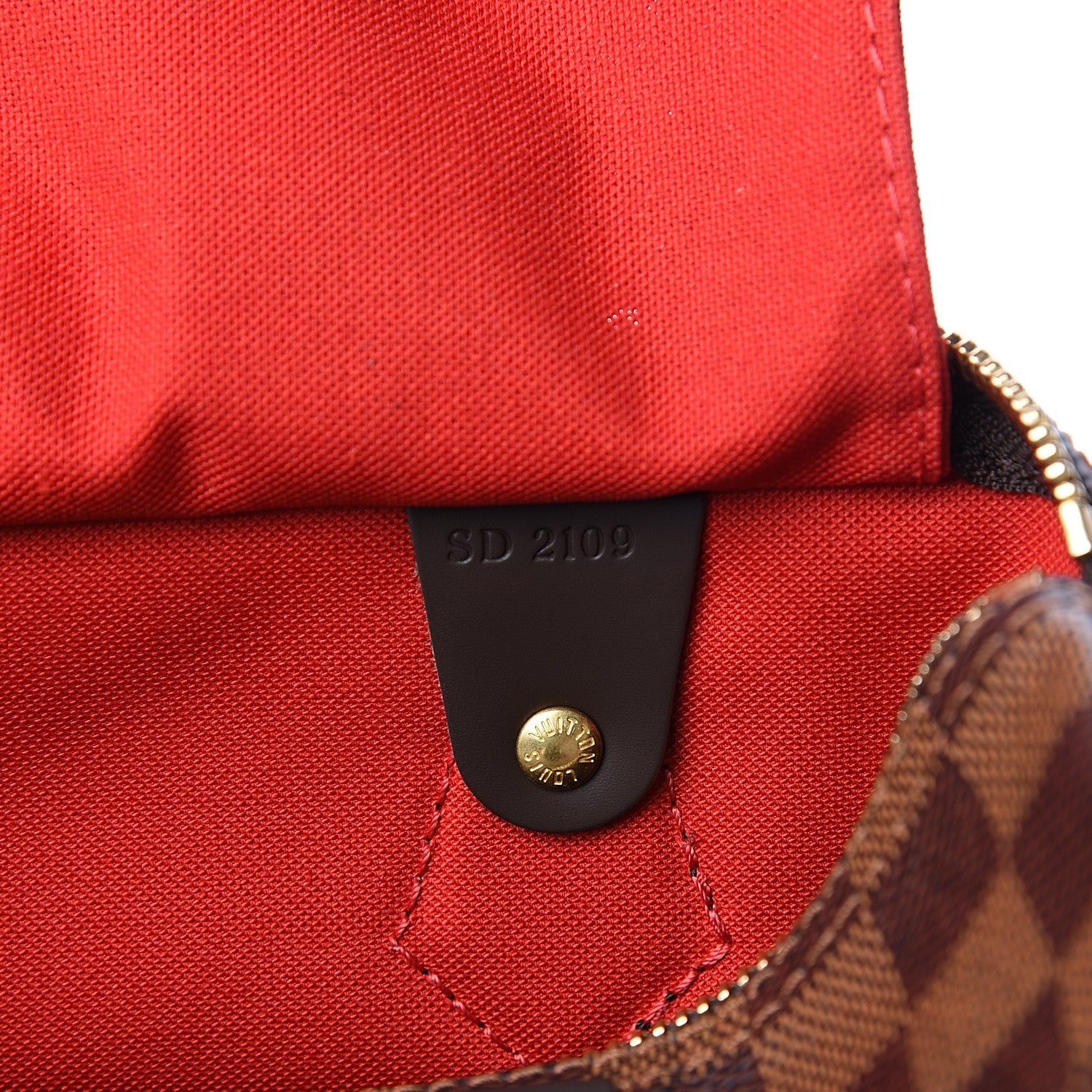 Louis Vuitton Damier Ebene Speedy 25 6 of 10