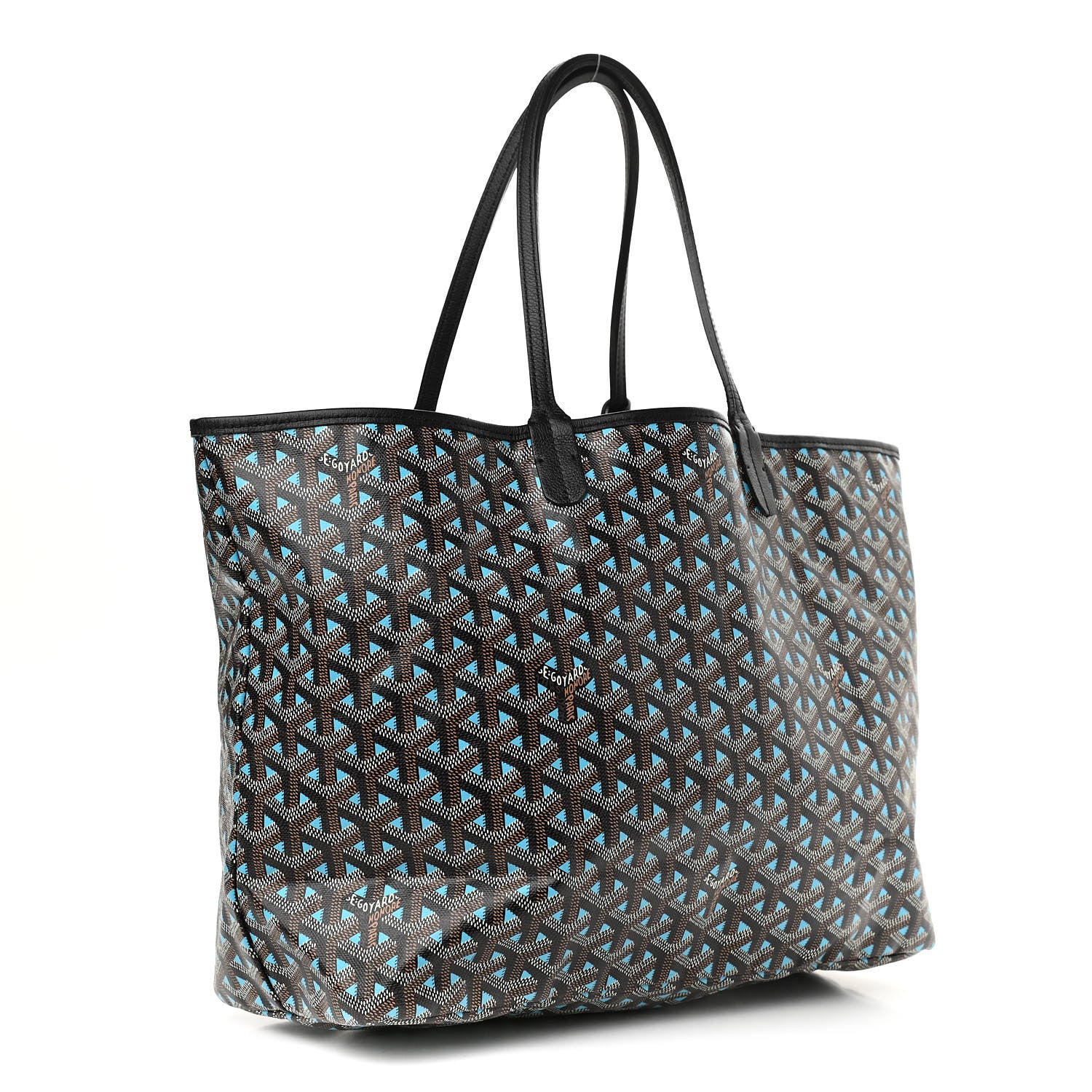 Goyard Goyardine Saint Louis Claire Voie PM Black Blue 4 of 13