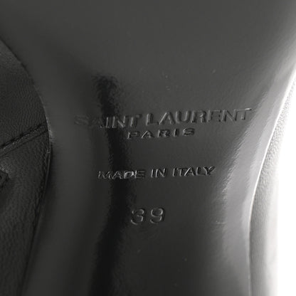 Saint Laurent Nappa Vendome Opyum 85 Ankle Boots 39 Black 8 of 10