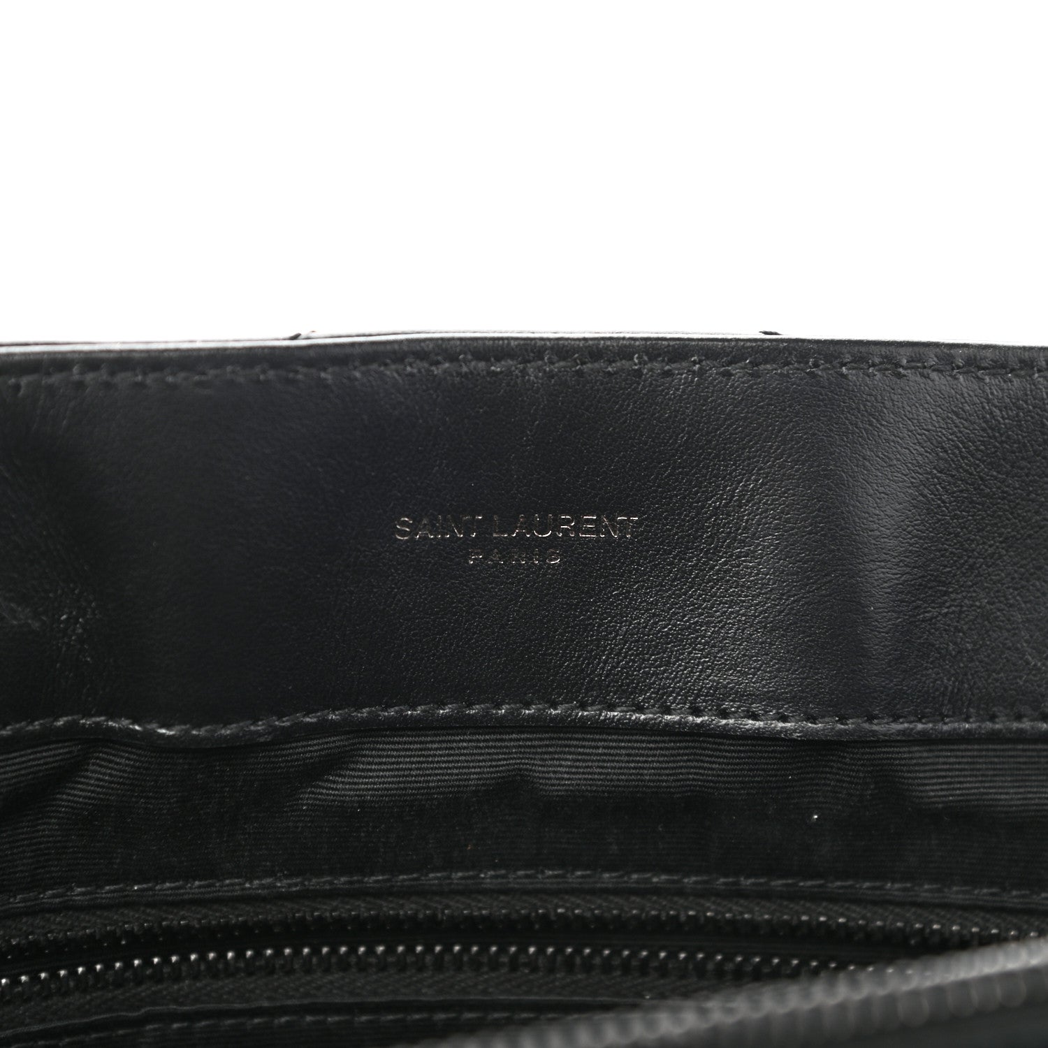 Saint Laurent Calfskin Y Quilted Monogram Large Loulou Chain Satchel Black 7 of 12