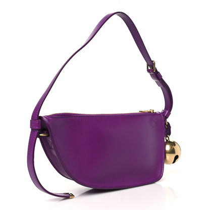 Burberry Calfskin Mini Shield Sling Bag Thistle 3 of 10