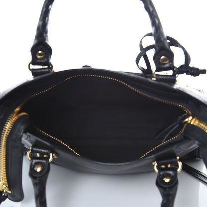 Balenciaga Chevre Gold Metallic Edge Hardware Mini City Black 5 of 7