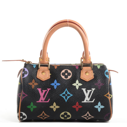 Louis Vuitton Monogram Multicolor Mini Sac HL Speedy Black 1 of 7