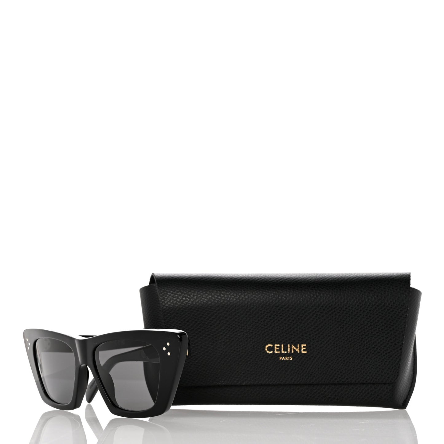 Acetate Cat Eye Sunglasses CL40187I Black