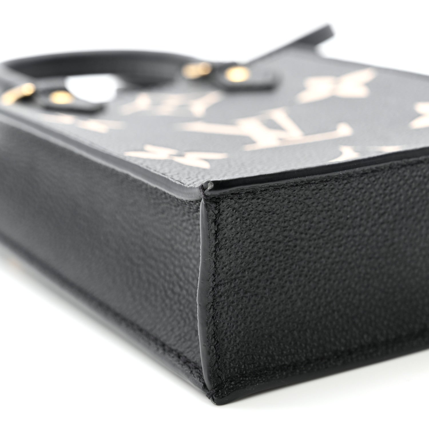 Louis Vuitton Empreinte Monogram Giant Petit Sac Plat Black Beige 8 of 10
