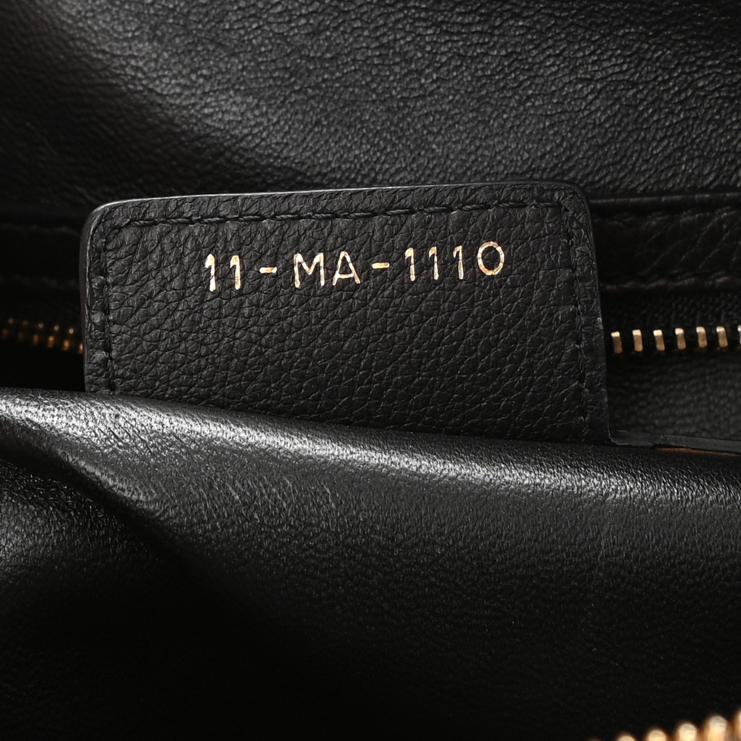 Calfskin Top Handle Flap Black