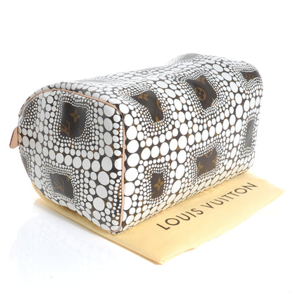 Louis Vuitton Monogram Kusama Town Speedy 30 White 4 of 7