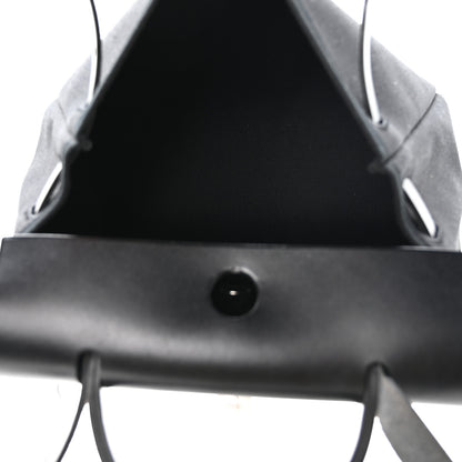 Hermes Military Toile Vache Hunter Herbag Zip Retourne 31 PM Black 6 of 11
