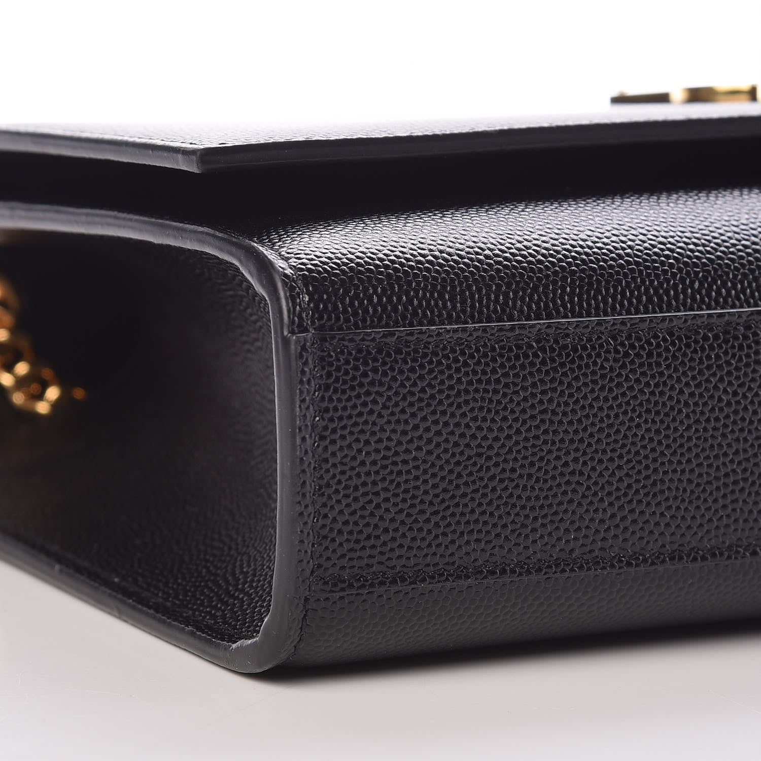 Saint Laurent Grain De Poudre Medium Classic Monogram Kate Satchel Black 8 of 9