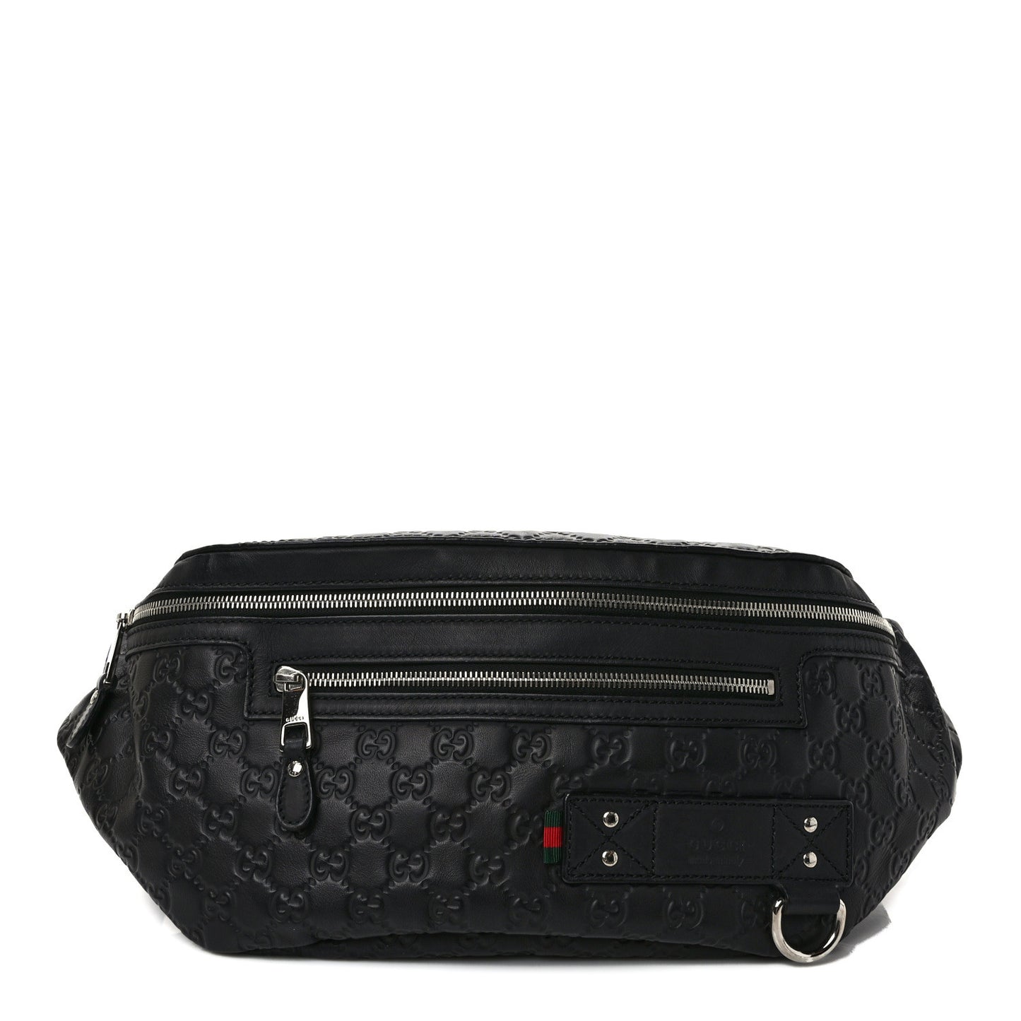 Guccissima Web Belt Bag Black