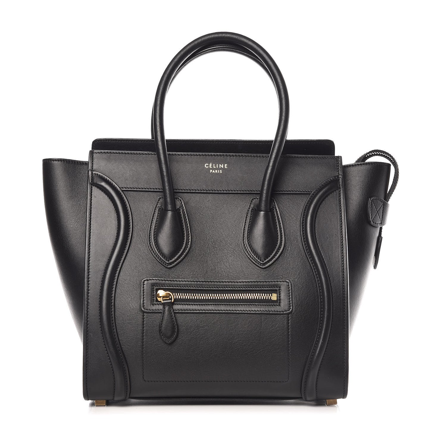 Smooth Calfskin Micro Luggage Black
