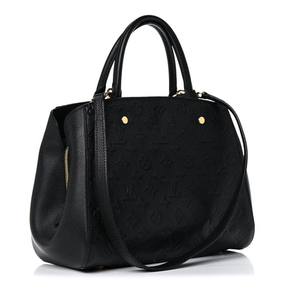 Louis Vuitton Empreinte Montaigne MM Black 3 of 13