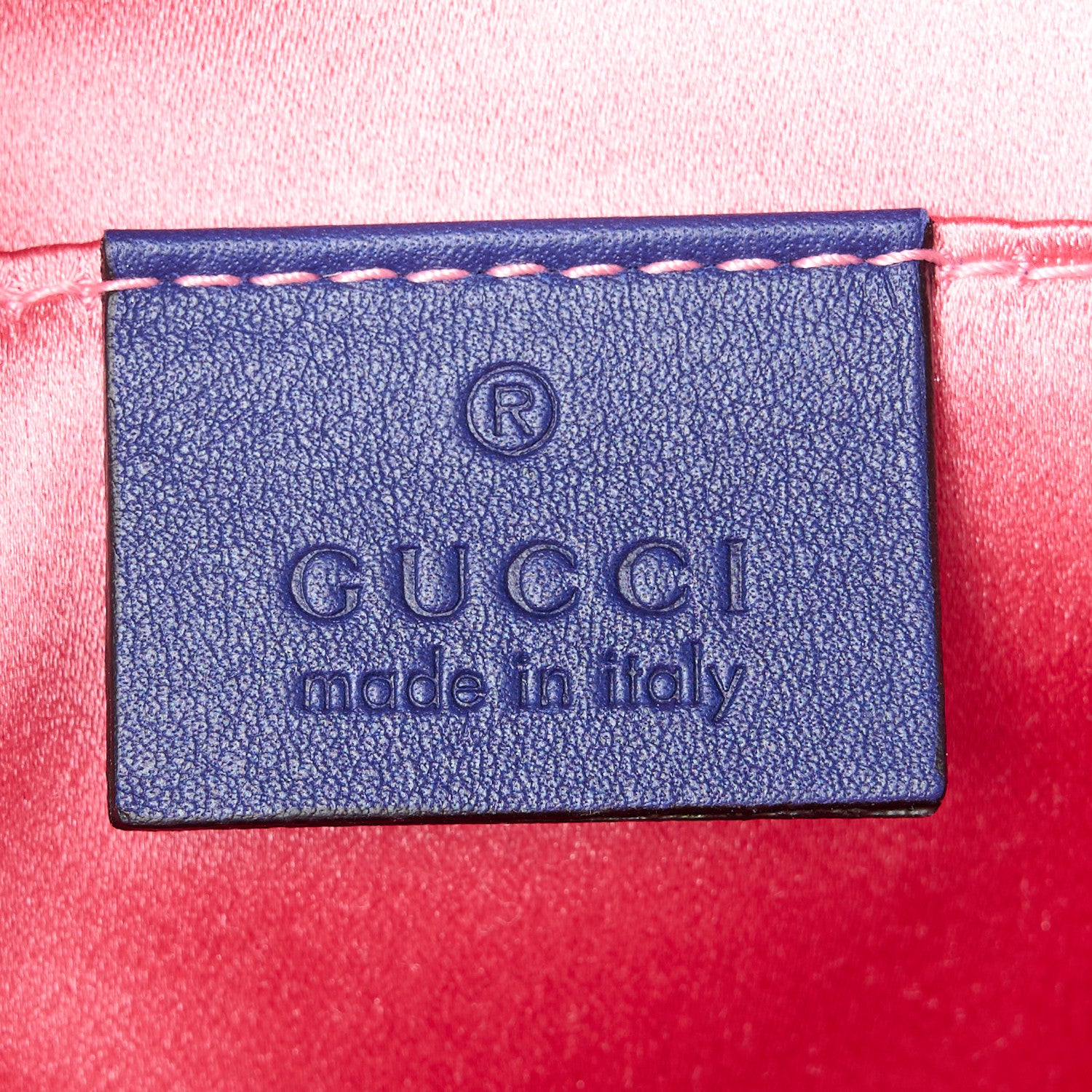 Gucci Velvet Matelasse Small GG Marmont Chain Shoulder Bag Cobalt 6 of 11