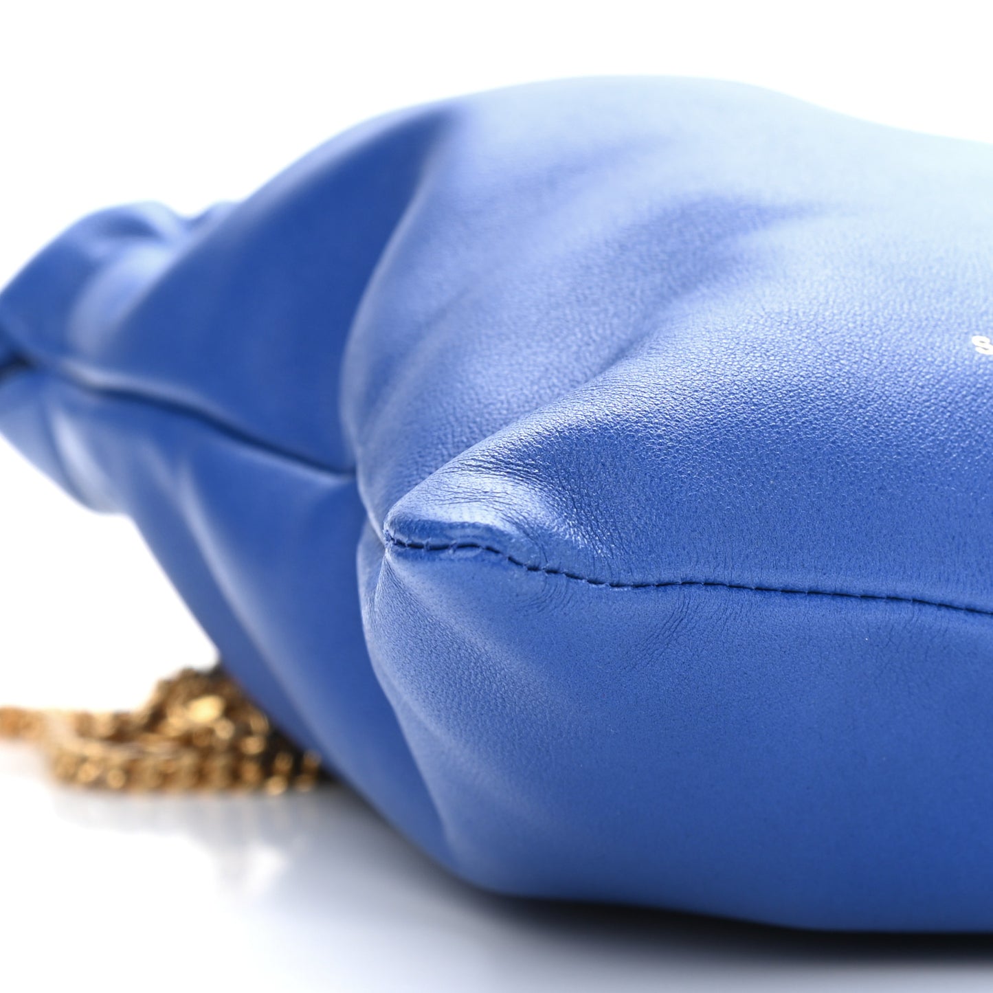 Lambskin Paris Drawstring Pouch Bleu Majorelle