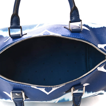 Louis Vuitton Monogram Escale Speedy Bandouliere 30 Blue 4 of 4