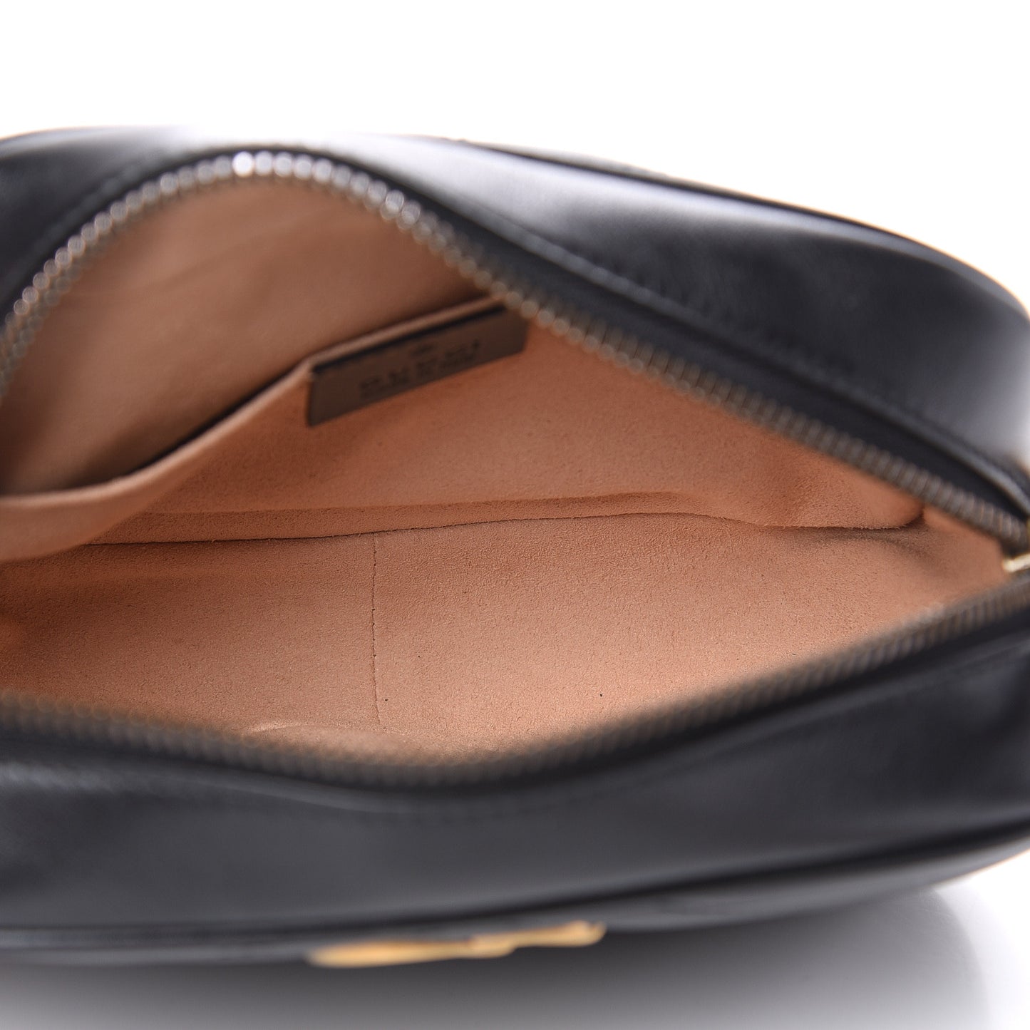 Calfskin Matelasse Mini GG Marmont Chain Shoulder Bag Black