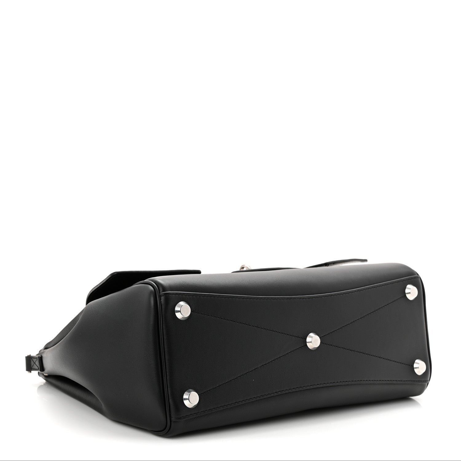 Balenciaga Smooth Calfskin Small Bel Air Carry All Bag Black 4 of 9