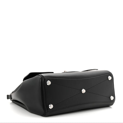 Balenciaga Smooth Calfskin Small Bel Air Carry All Bag Black 4 of 9